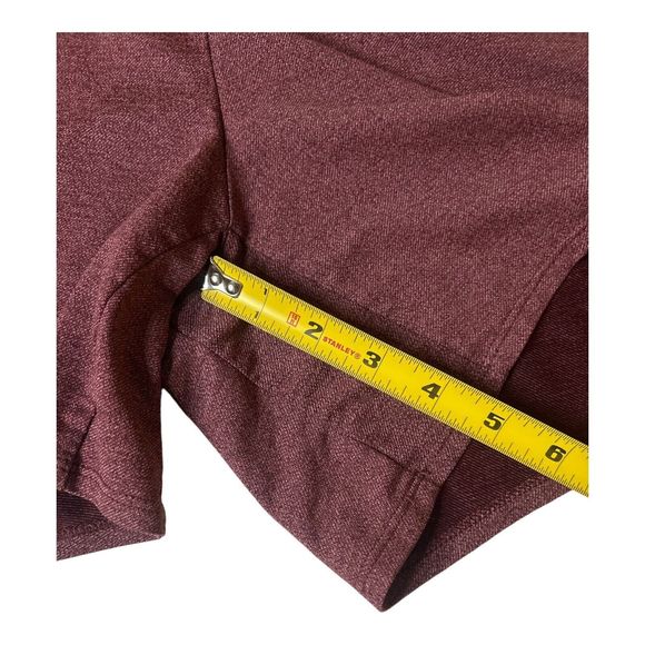 Nike Dri Fit Drawstring Athletic Shorts Crossfit Gym Running Maroon Women’s S - Picture 4 of 11